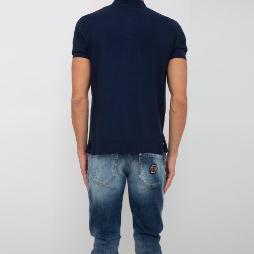 Мужское поло BIKKEMBERGS POLO BLU