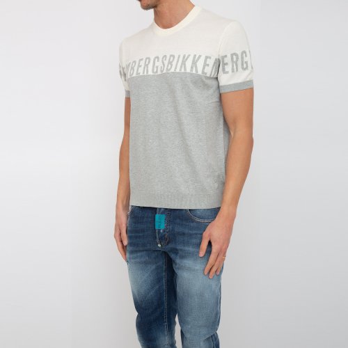 Мужской свитер BIKKEMBERGS MAGLIA GRIGIO