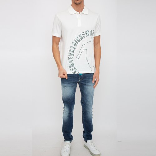 Чоловіче поло BIKKEMBERGS POLO BIANCO