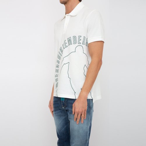 Чоловіче поло BIKKEMBERGS POLO BIANCO