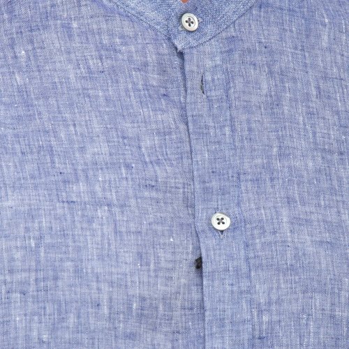 Мужская рубашка с длинным рукавом EMPORIO ARMANI SHIRT BLU