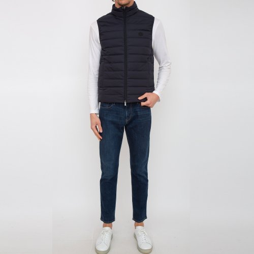 Чоловічий жилет EMPORIO ARMANI GILET PIUMINO BLU