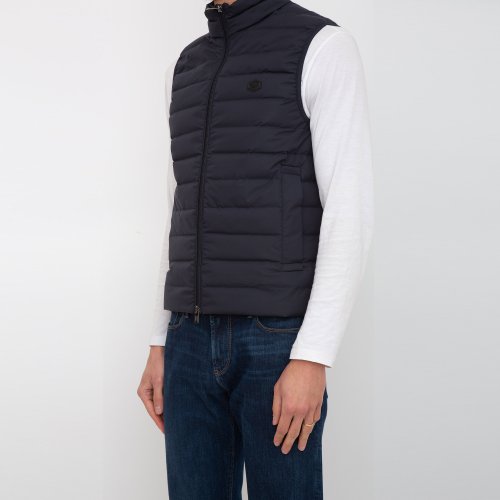 Чоловічий жилет EMPORIO ARMANI GILET PIUMINO BLU