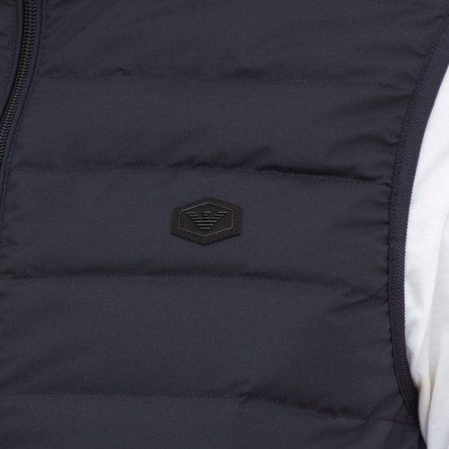 Чоловічий жилет EMPORIO ARMANI GILET PIUMINO BLU