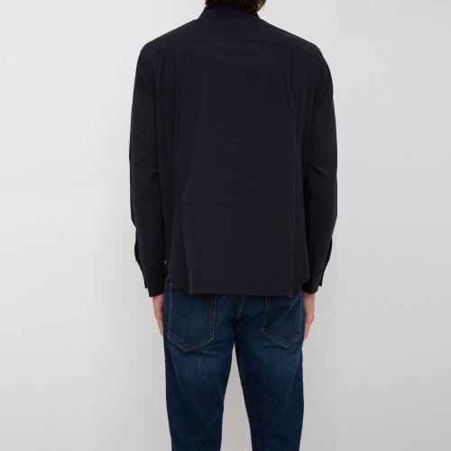 Чоловіча сорочка з довгим рукавом EMPORIO ARMANI CAMICIA BLU
