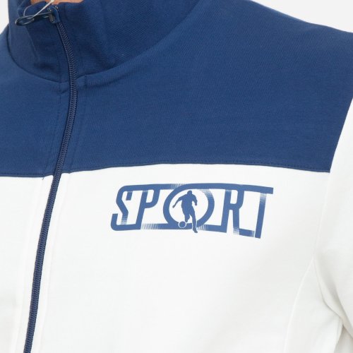 Мужской спортивный костюм BIKKEMBERGS TUTA DA GINNASTICA BIANCO