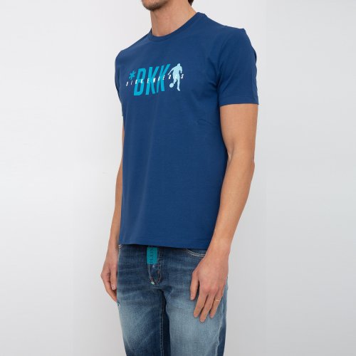 Чоловіча футболка BIKKEMBERGS MAGLIETTA BLU