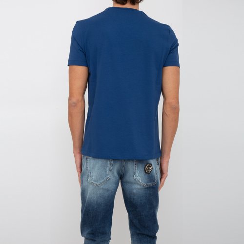 Чоловіча футболка BIKKEMBERGS MAGLIETTA BLU