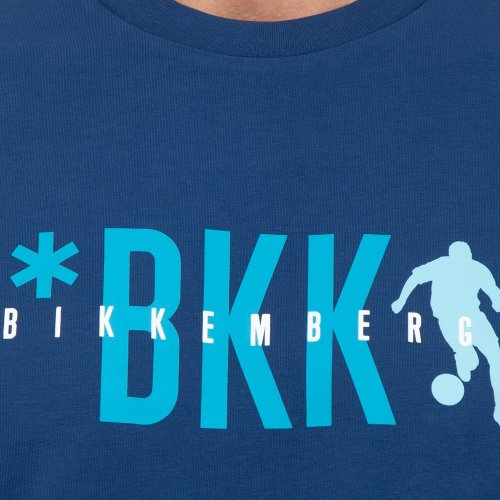 Чоловіча футболка BIKKEMBERGS MAGLIETTA BLU