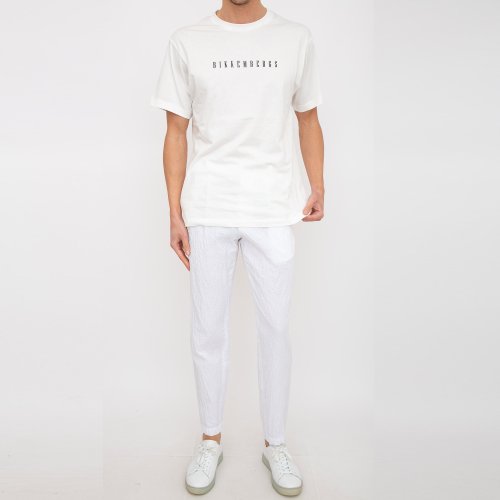 Мужские повседневные брюки EMPORIO ARMANI TROUSERS BIANCO