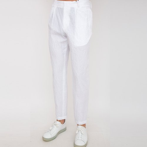 Мужские повседневные брюки EMPORIO ARMANI TROUSERS BIANCO