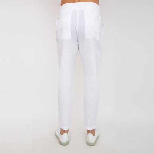 Мужские повседневные брюки EMPORIO ARMANI TROUSERS BIANCO