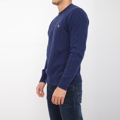Мужской свитер ETRO C-NECK BLU