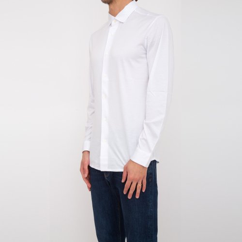 Мужская рубашка с длинным рукавом EMPORIO ARMANI CAMICIA BIANCO