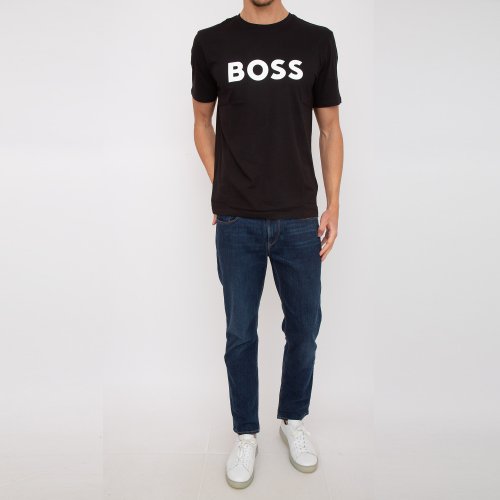 Чоловіча футболка HUGO BOSS Jersey NERO