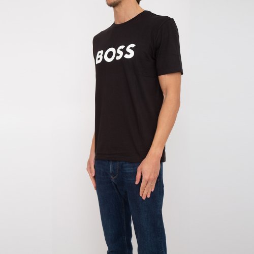 Чоловіча футболка HUGO BOSS Jersey NERO