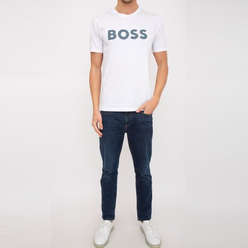 Чоловіча футболка HUGO BOSS  Jersey BIANCO