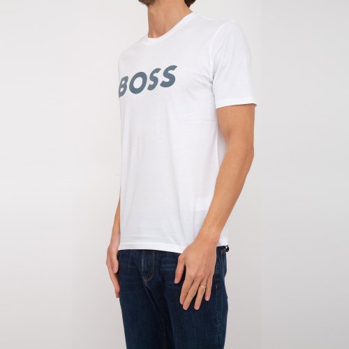 Чоловіча футболка HUGO BOSS  Jersey BIANCO