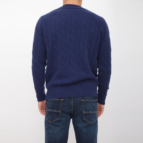 Мужской свитер ETRO C-NECK BLU