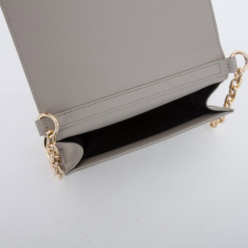 Жіноча кросбоді TRUSSARDI DUNE CROSSBODY SM QUILTED SMOOTH FAUX LEATHER GRIGIO