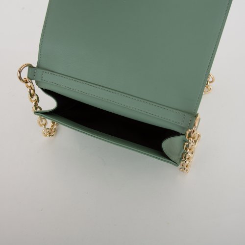 Жіноча кросбоді TRUSSARDI DUNE CROSSBODY SM QUILTED SMOOTH FAUX LEATHER VERDE