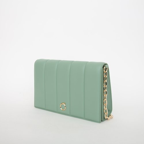 Жіноча кросбоді TRUSSARDI  DUNE CROSSBODY MD QUILTED SMOOTH FAUX LEATHER VERDE