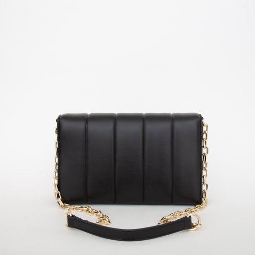 Жіноча кросбоді TRUSSARDI  DUNE CROSSBODY MD QUILTED SMOOTH FAUX LEATHER NERO