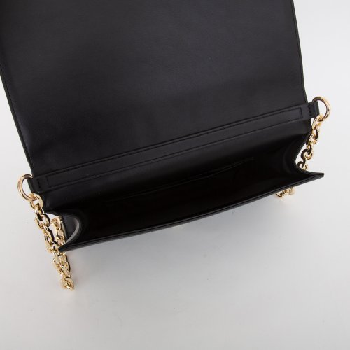 Жіноча кросбоді TRUSSARDI  DUNE CROSSBODY MD QUILTED SMOOTH FAUX LEATHER NERO