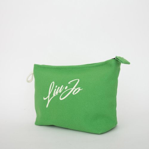 Женский клатч LIU JO BEAUTY M CANVAS LOGO VERDE