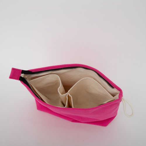 Жіночий клатч LIU JO BEAUTY M CANVAS LOGO FUXIA