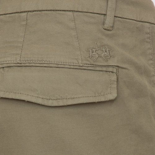 Мужские повседневные шорты LA MARTINA MAN COTTON LINEN BERMUDA COTTO VERDE
