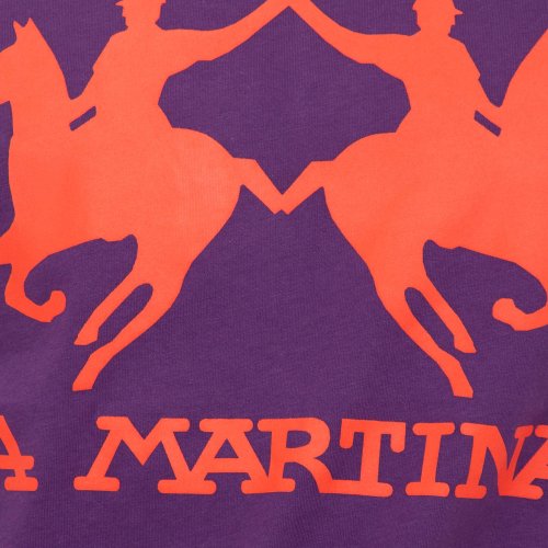 Чоловіча футболка LA MARTINA MAN T-SHIRT S/S JERSEY JERSEY VIOLA
