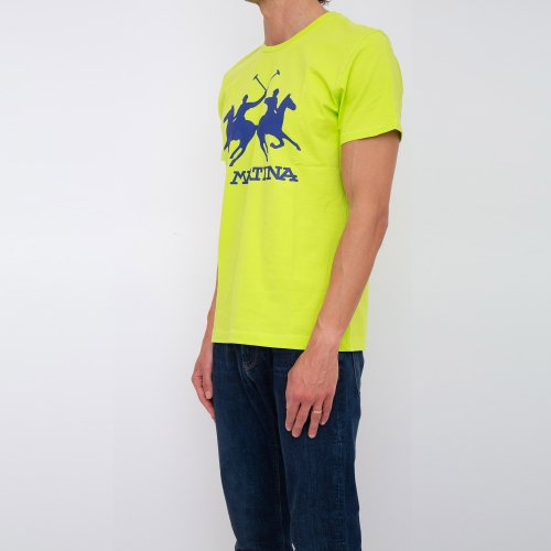 Чоловіча футболка LA MARTINA MAN T-SHIRT S/S JERSEY JERSEY VERDE