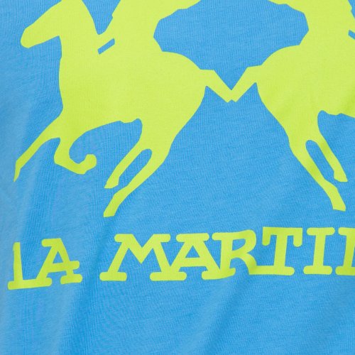 Мужская футболка LA MARTINA MAN T-SHIRT S/S JERSEY JERSEY AZZURRO