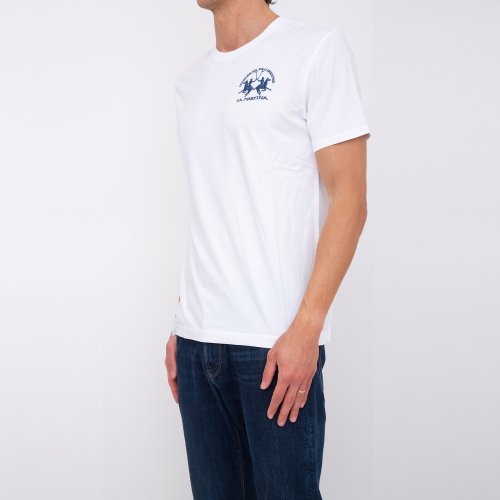 Мужская футболка LA MARTINA MAN T-SHIRT S/S JERSEY BIANCO