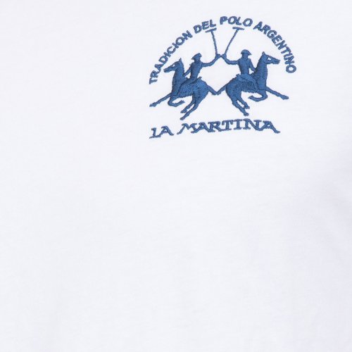 Мужская футболка LA MARTINA MAN T-SHIRT S/S JERSEY BIANCO