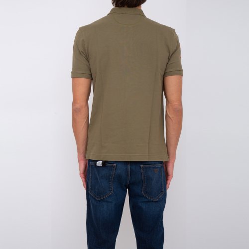 Чоловіче поло LA MARTINA MAN POLO S/S PIQUET STRETCH VERDE