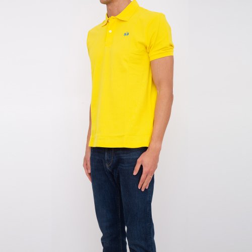 Чоловіче поло LA MARTINA MAN POLO S/S SLEEVE 30/1 COTTO GIALLO