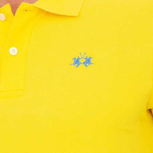 Чоловіче поло LA MARTINA MAN POLO S/S SLEEVE 30/1 COTTO GIALLO