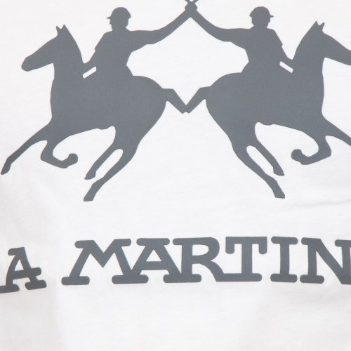 Чоловіча футболка LA MARTINA MAN T-SHIRT S/S JERSEY BIANCO