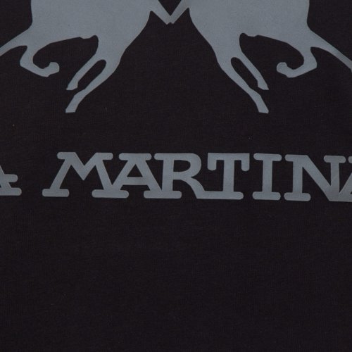 Мужская футболка LA MARTINA MAN T-SHIRT S/S JERSEY NERO