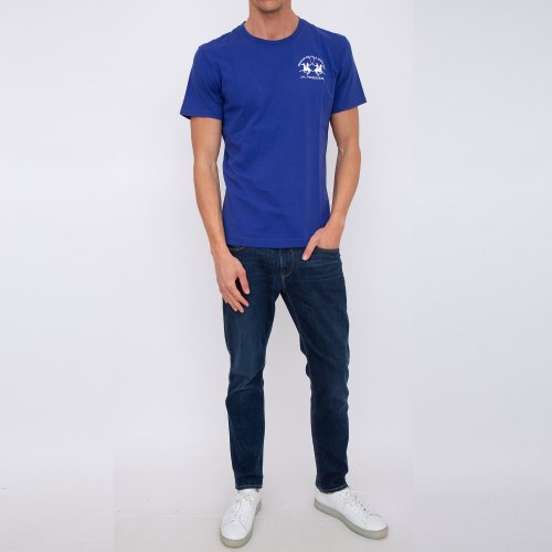 Чоловіча футболка LA MARTINA MAN T-SHIRT S/S JERSEY BLU