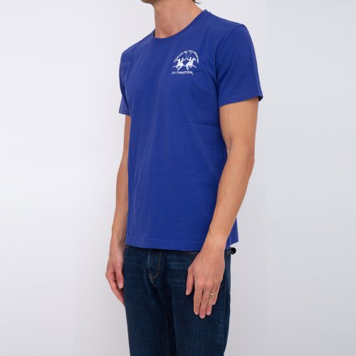 Чоловіча футболка LA MARTINA MAN T-SHIRT S/S JERSEY BLU