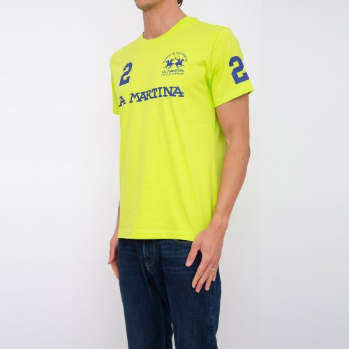 Мужская футболка LA MARTINA MAN T-SHIRT S/S JERSEY VERDE