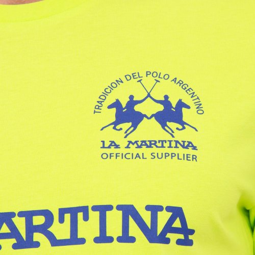 Мужская футболка LA MARTINA MAN T-SHIRT S/S JERSEY VERDE