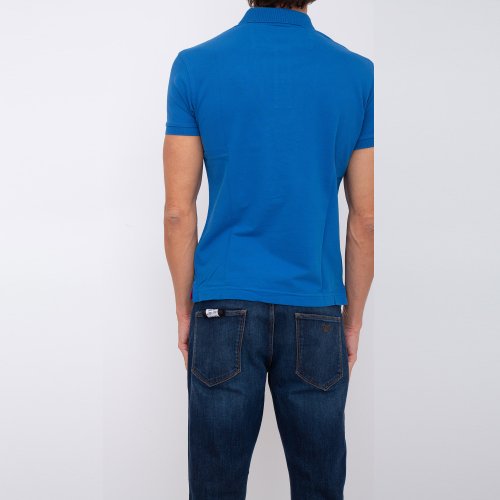 Чоловіче поло LA MARTINA MAN POLO S/S PIQUET PIQUET STR BLU
