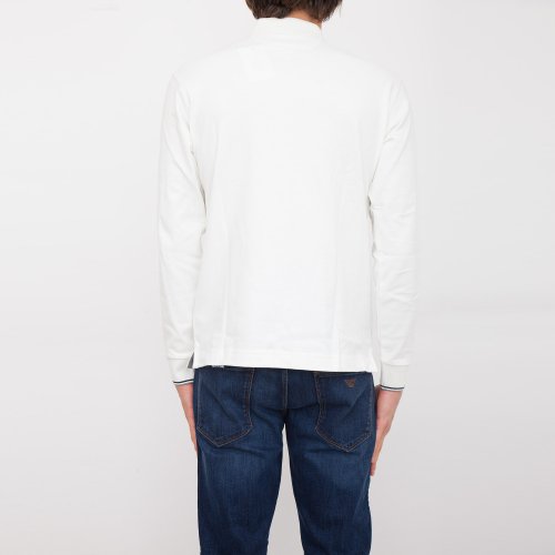 Чоловіче поло LA MARTINA MAN POLO S/S HEAVY JERSEY BIANCO