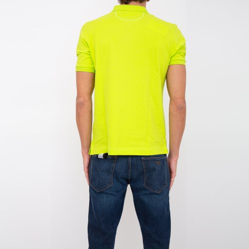 Чоловіче поло LA MARTINA MAN POLO S/S PIQUET STRETCH VERDE