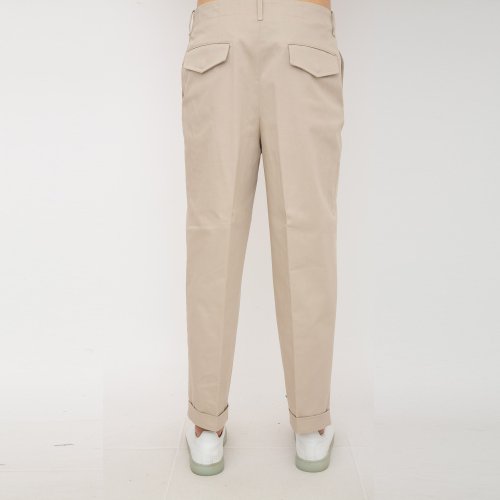 Чоловічі повсякденні штани ETRO PANTALONE FLAT FRONT C/RISVOLTO BEIGE