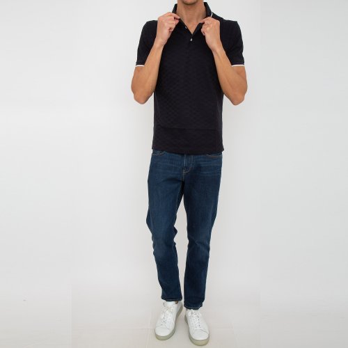 Мужское поло EMPORIO ARMANI POLO BLU
